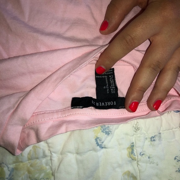 Forever 21 baby pink shirt - Picture 2 of 2